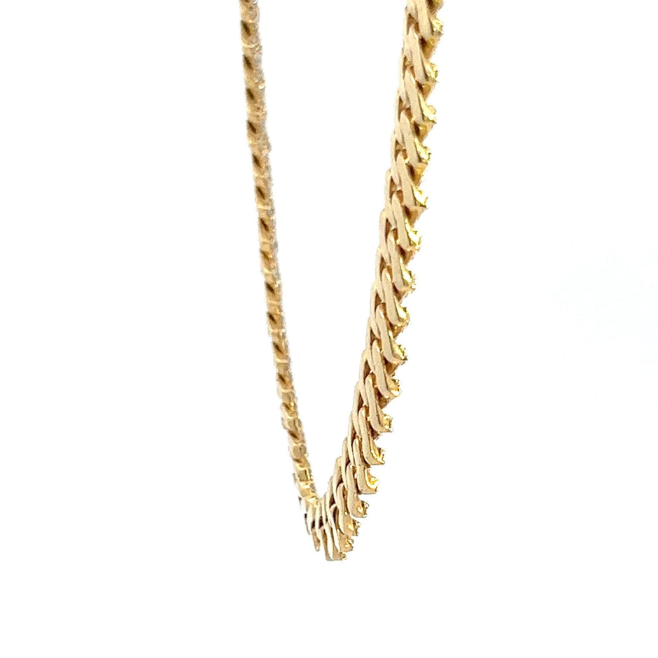 Cuban Link Kette 14 kt (585 Gold) 13.62 ct Diamanten - Juwelier BenjaminCuban Link Kette 14 kt (585 Gold) 13.62 ct Diamanten