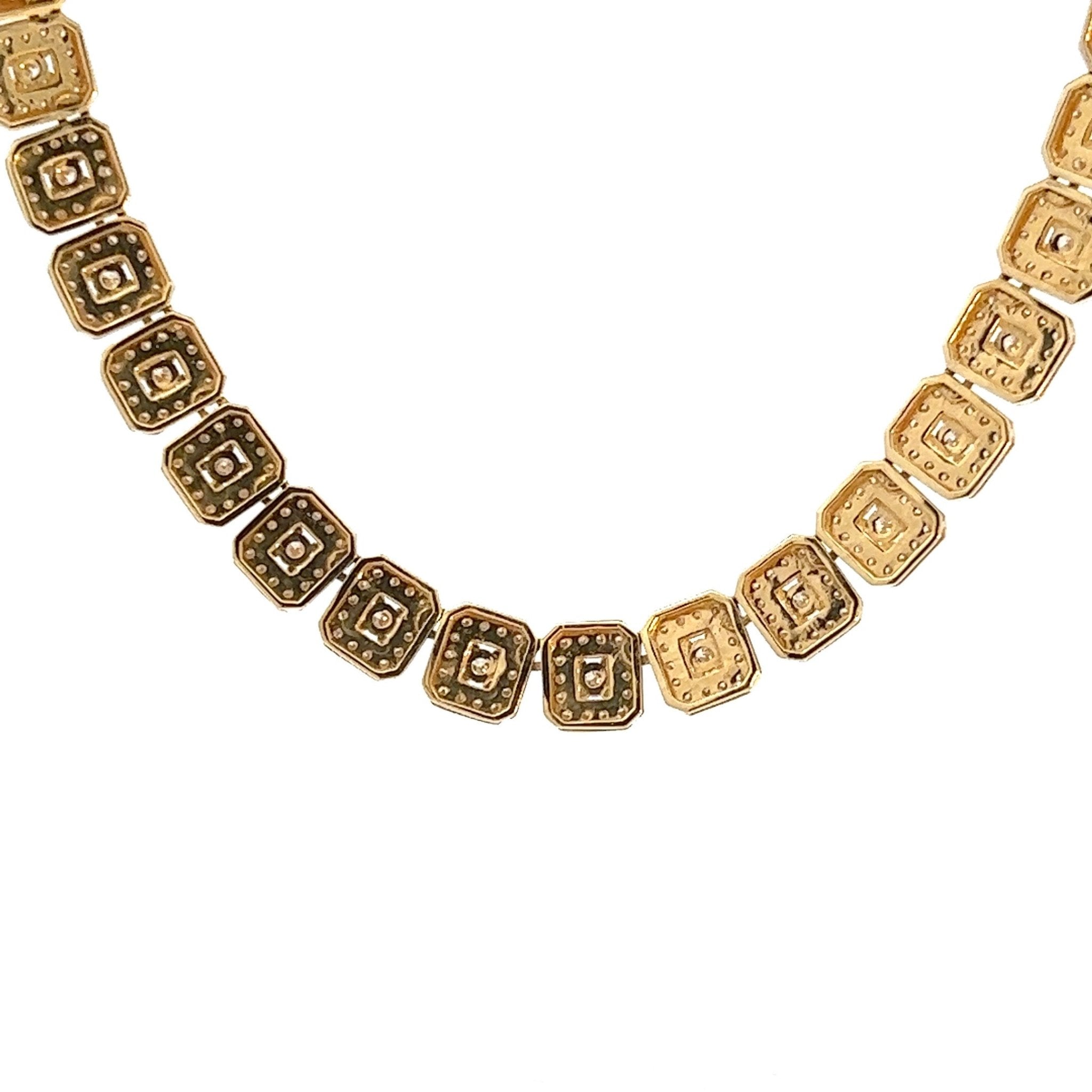 Cuban Link Kette 14 kt (585 Gold) 13.68 ct Diamanten - Juwelier BenjaminCuban Link Kette 14 kt (585 Gold) 13.68 ct Diamanten