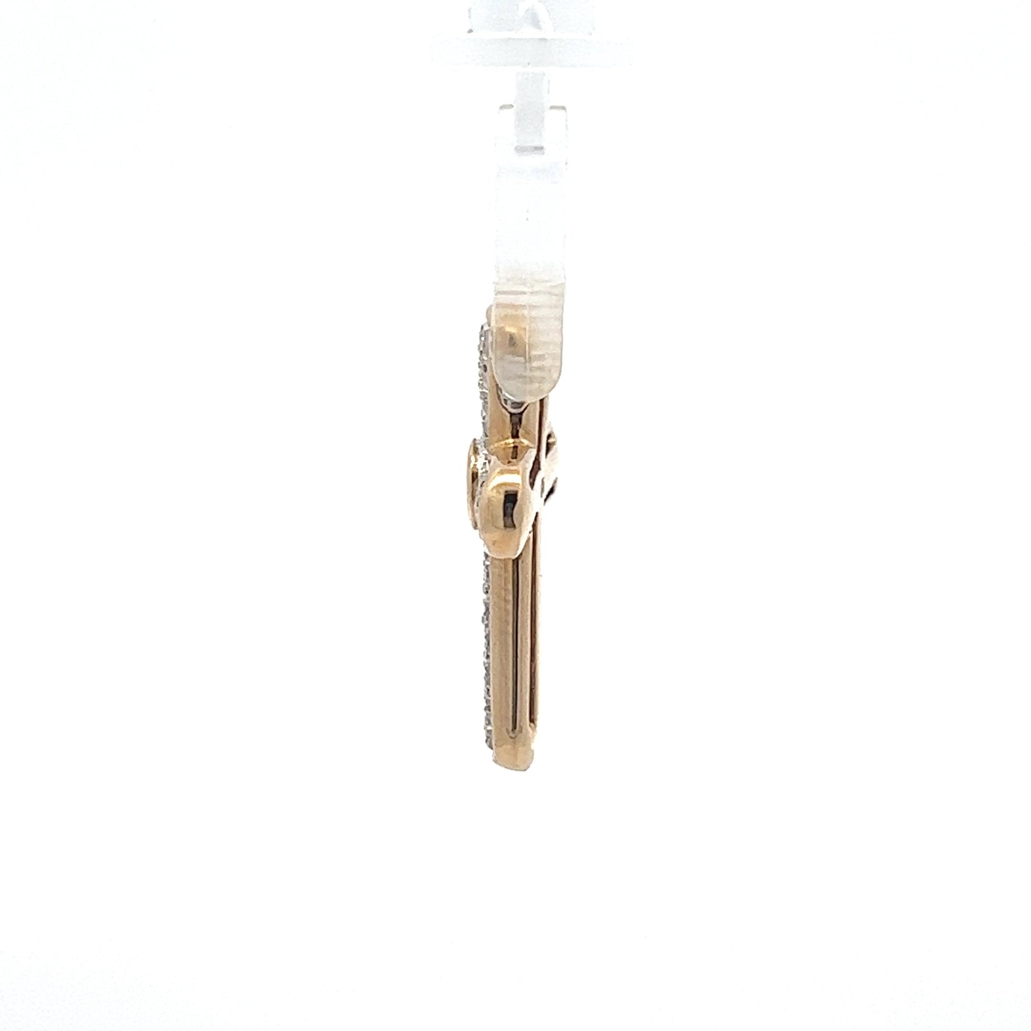 Diamantkreuz 14 kt (585 Gold) 0.25 ct - Juwelier BenjaminDiamantkreuz 14 kt (585 Gold) 0.25 ct