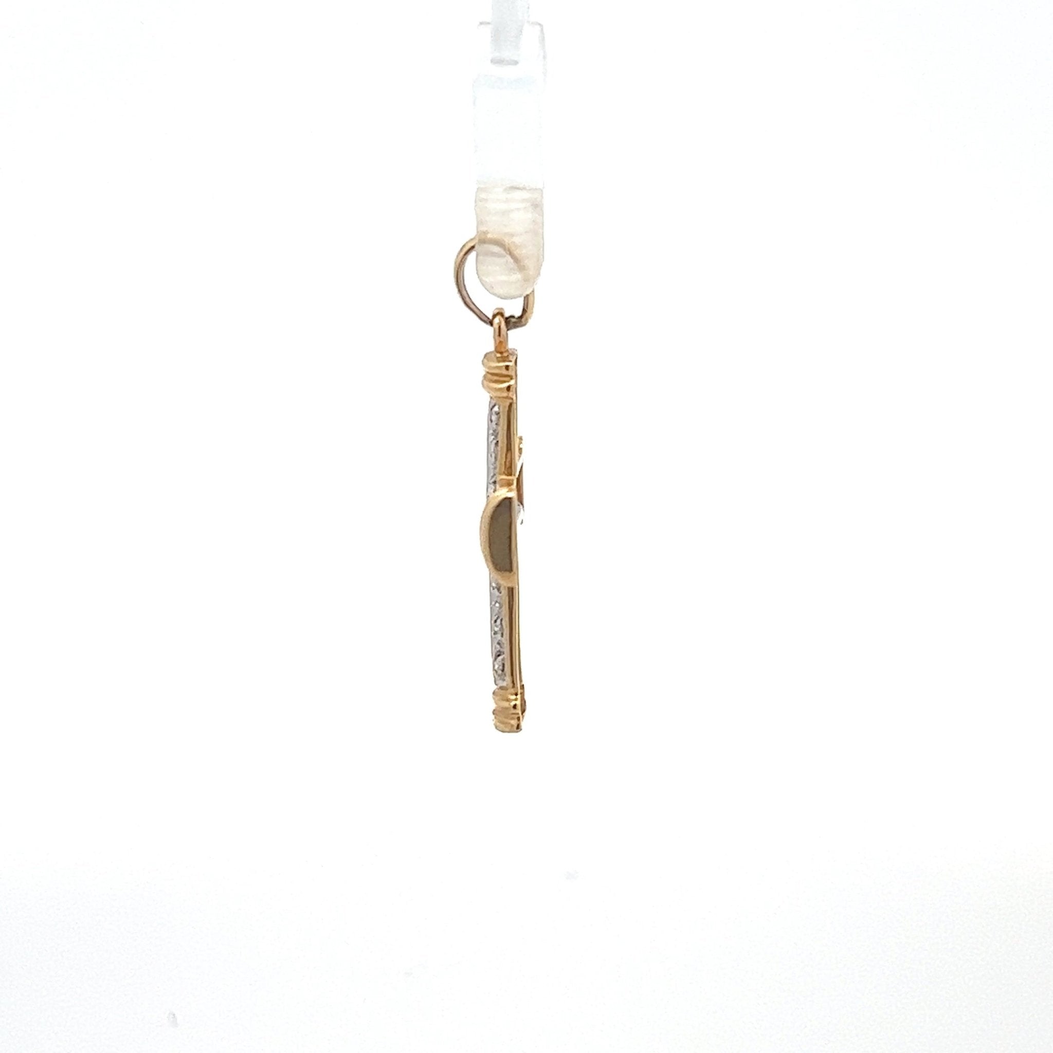 Diamantkreuz 18 kt (750 Gold) 0.11 ct - Juwelier BenjaminDiamantkreuz 18 kt (750 Gold) 0.11 ct