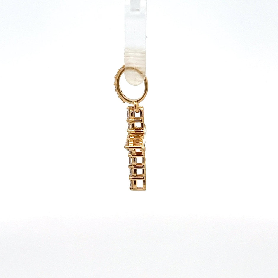 Diamantkreuz 18 kt (750 Gold) 0.59 ct - Juwelier BenjaminDiamantkreuz 18 kt (750 Gold) 0.59 ct