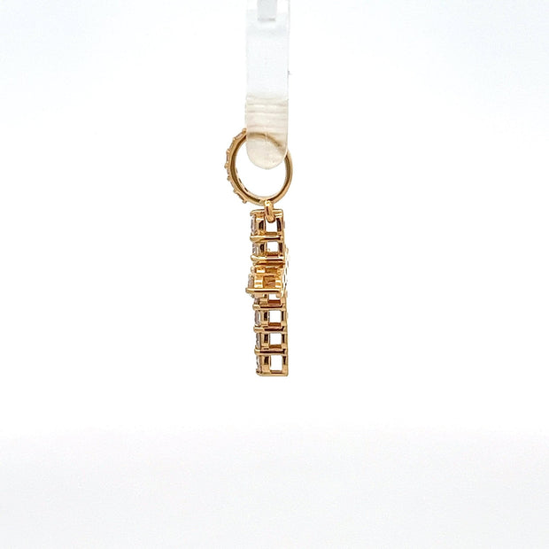 Diamantkreuz 18 kt (750 Gold) 0.59 ct - Juwelier BenjaminDiamantkreuz 18 kt (750 Gold) 0.59 ct