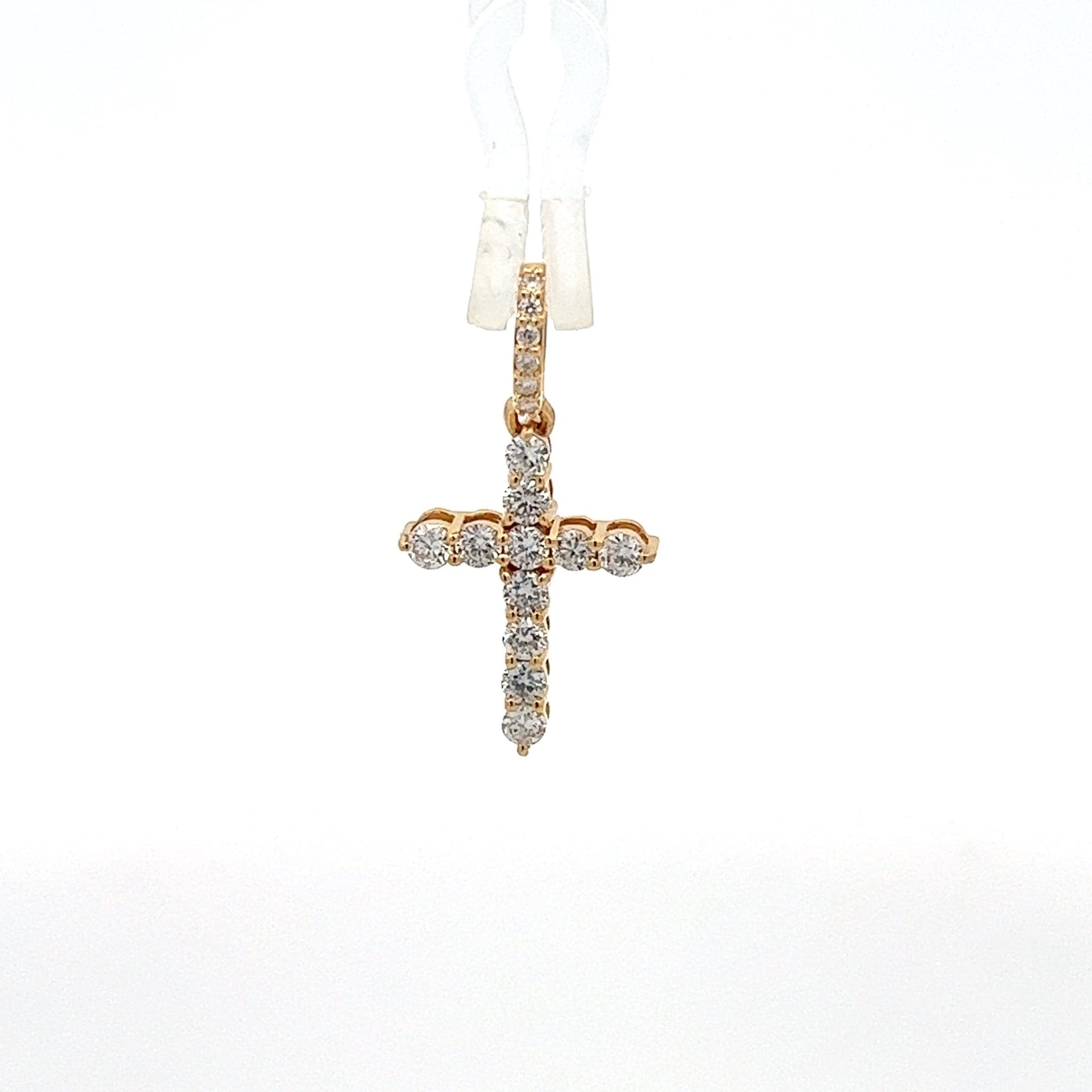 Diamantkreuz 18 kt (750 Gold) 0.59 ct - Juwelier BenjaminDiamantkreuz 18 kt (750 Gold) 0.59 ct