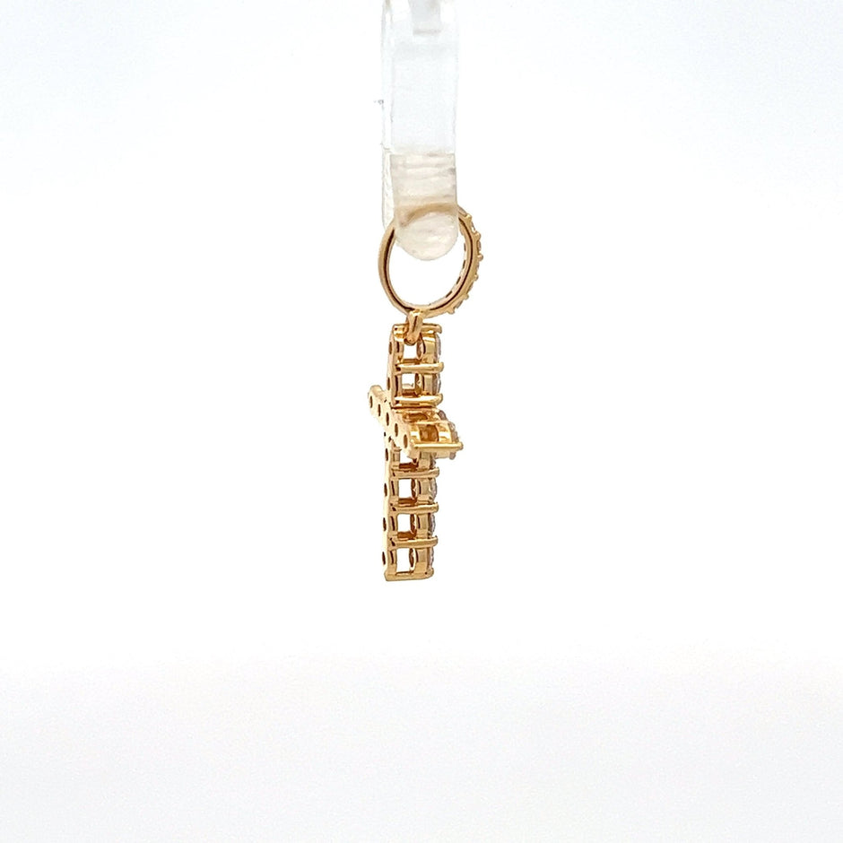 Diamantkreuz 18 kt (750 Gold) 0.59 ct - Juwelier BenjaminDiamantkreuz 18 kt (750 Gold) 0.59 ct