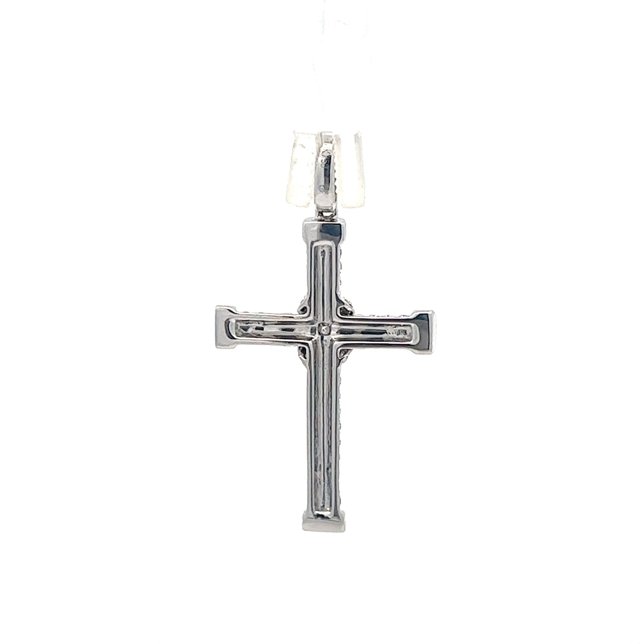 Diamantkreuz 18 kt (750 Gold) 0.83 ct - Juwelier BenjaminDiamantkreuz 18 kt (750 Gold) 0.83 ct