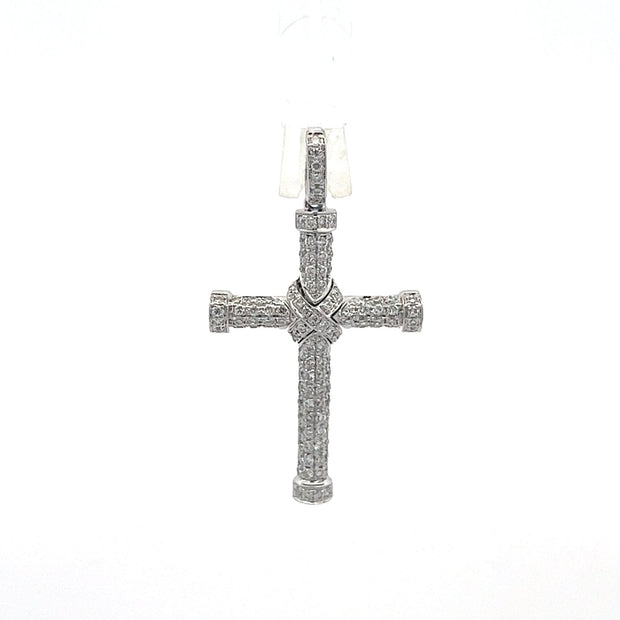 Diamantkreuz 18 kt (750 Gold) 0.83 ct - Juwelier BenjaminDiamantkreuz 18 kt (750 Gold) 0.83 ct