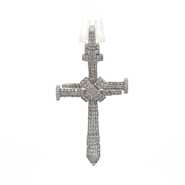 Diamantkreuz 18 kt (750 Gold) 0.92 ct - Juwelier BenjaminDiamantkreuz 18 kt (750 Gold) 0.92 ct