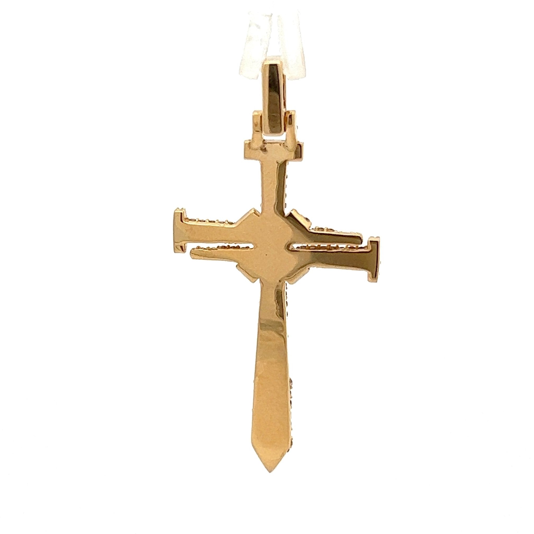 Diamantkreuz 18 kt (750 Gold) 0.96 ct - Juwelier BenjaminDiamantkreuz 18 kt (750 Gold) 0.96 ct