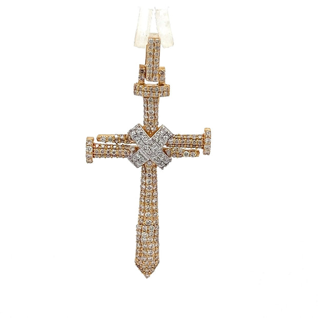 Diamantkreuz 18 kt (750 Gold) 0.96 ct - Juwelier BenjaminDiamantkreuz 18 kt (750 Gold) 0.96 ct