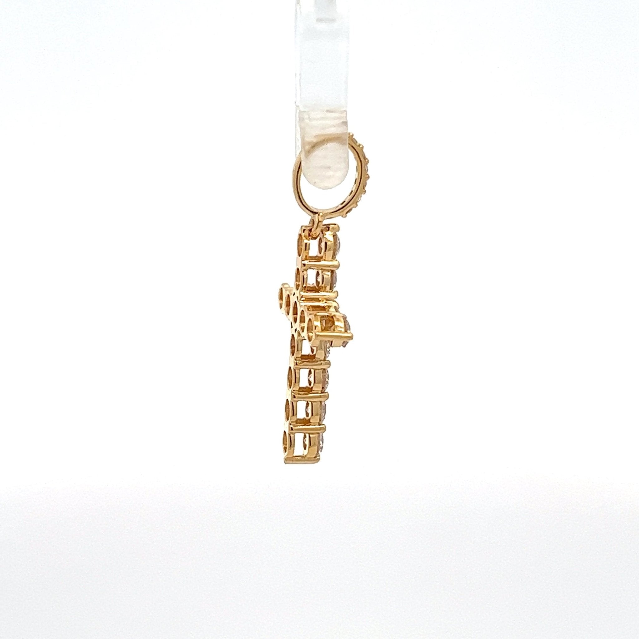 Diamantkreuz 18 kt (750 Gold) 1.01 ct - Juwelier BenjaminDiamantkreuz 18 kt (750 Gold) 1.01 ct