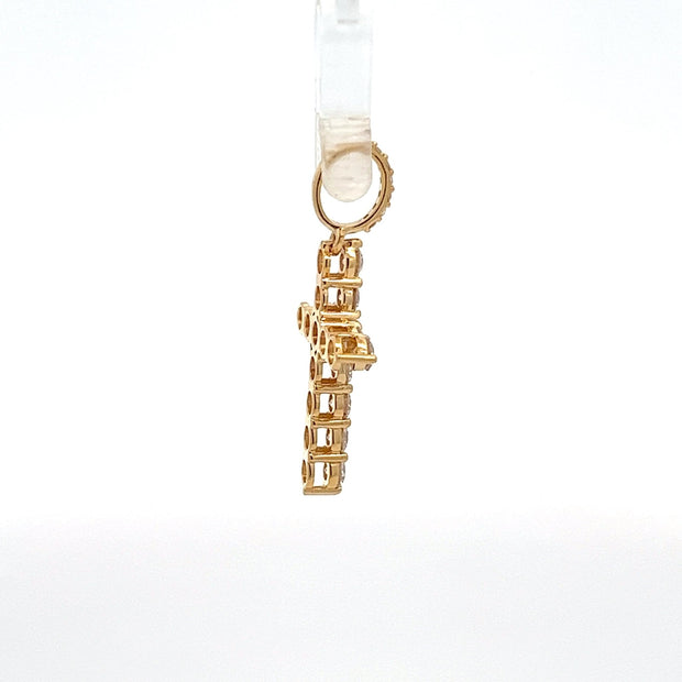 Diamantkreuz 18 kt (750 Gold) 1.01 ct - Juwelier BenjaminDiamantkreuz 18 kt (750 Gold) 1.01 ct