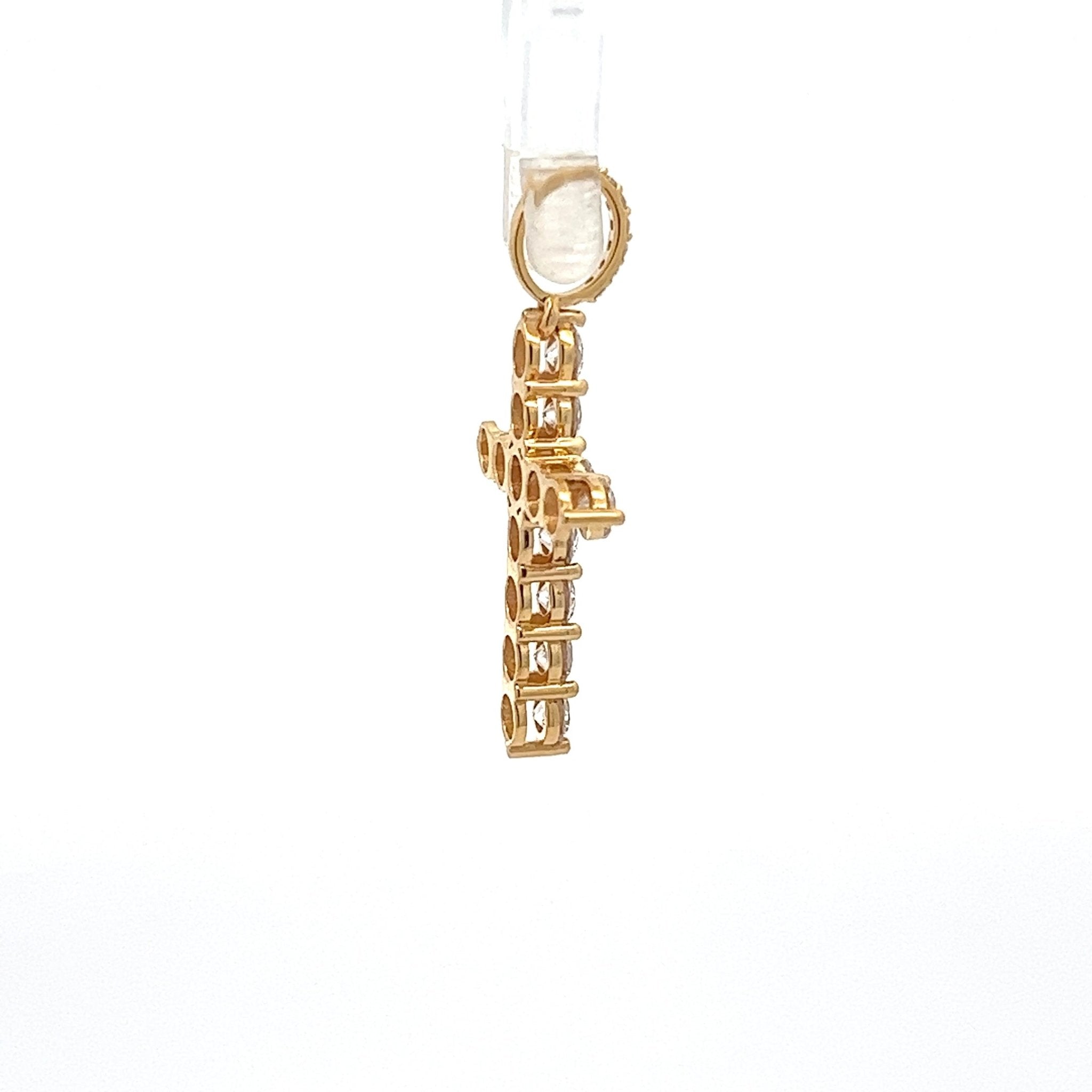 Diamantkreuz 18 kt (750 Gold) 1.66 ct - Juwelier BenjaminDiamantkreuz 18 kt (750 Gold) 1.66 ct