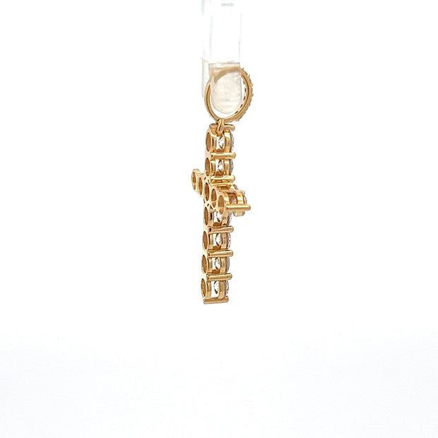 Diamantkreuz 18 kt (750 Gold) 1.66 ct - Juwelier BenjaminDiamantkreuz 18 kt (750 Gold) 1.66 ct