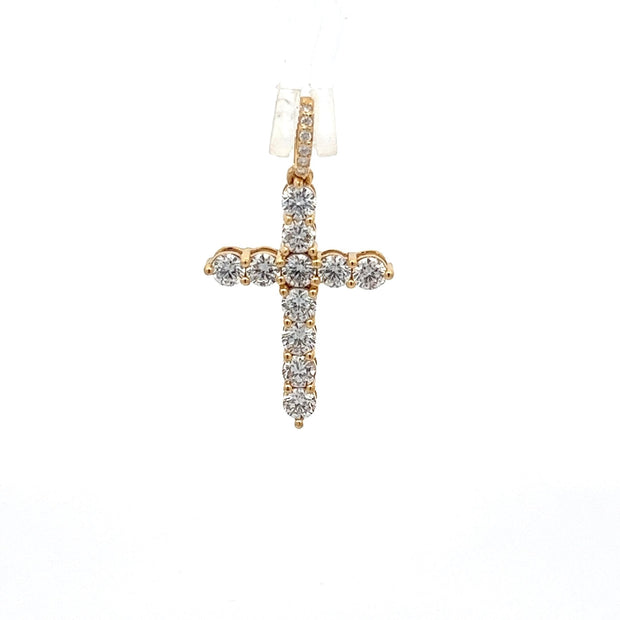 Diamantkreuz 18 kt (750 Gold) 1.66 ct - Juwelier BenjaminDiamantkreuz 18 kt (750 Gold) 1.66 ct