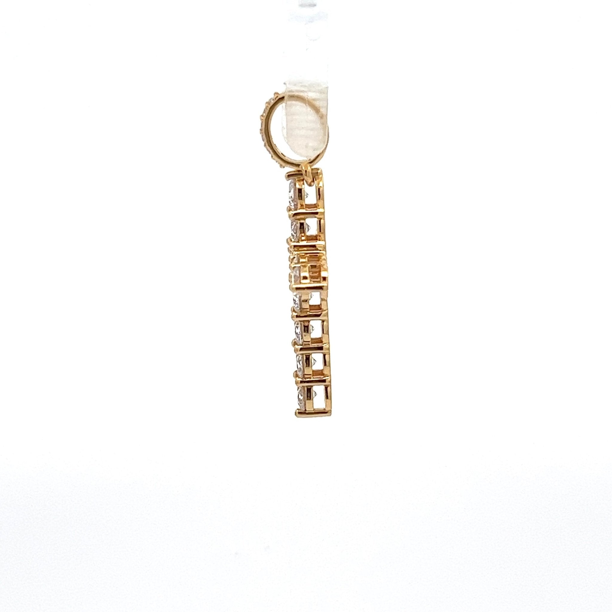 Diamantkreuz 18 kt (750 Gold) 1.66 ct - Juwelier BenjaminDiamantkreuz 18 kt (750 Gold) 1.66 ct