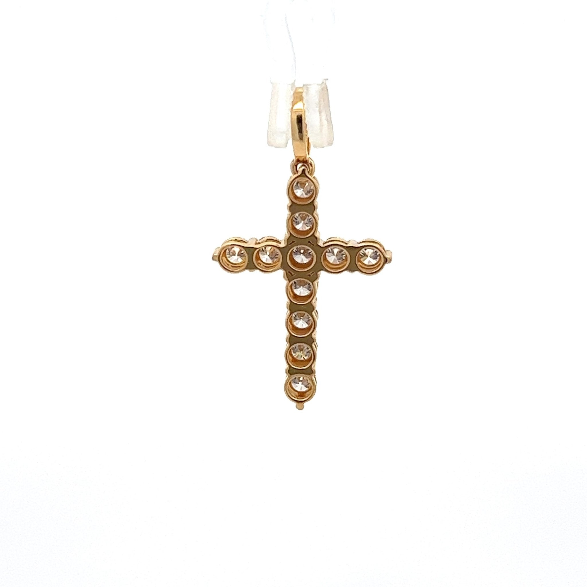 Diamantkreuz 18 kt (750 Gold) 1.66 ct - Juwelier BenjaminDiamantkreuz 18 kt (750 Gold) 1.66 ct