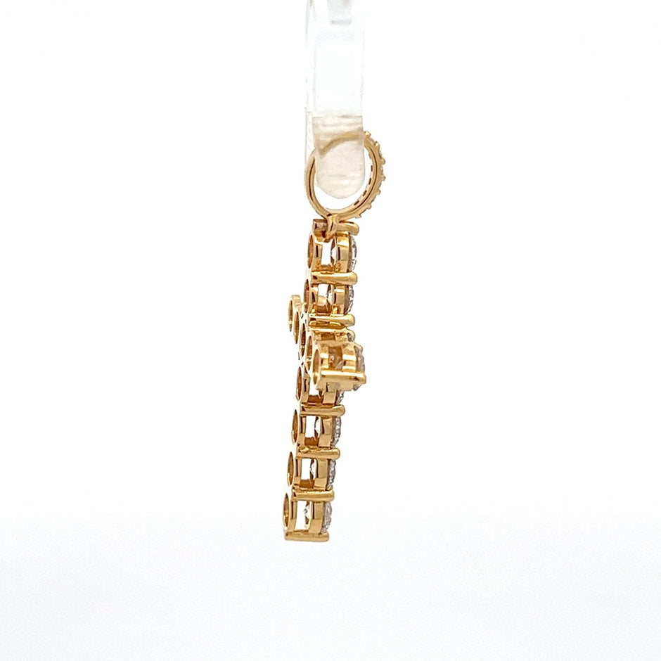 Diamantkreuz 18 kt (750 Gold) 2.36 ct - Juwelier BenjaminDiamantkreuz 18 kt (750 Gold) 2.36 ct