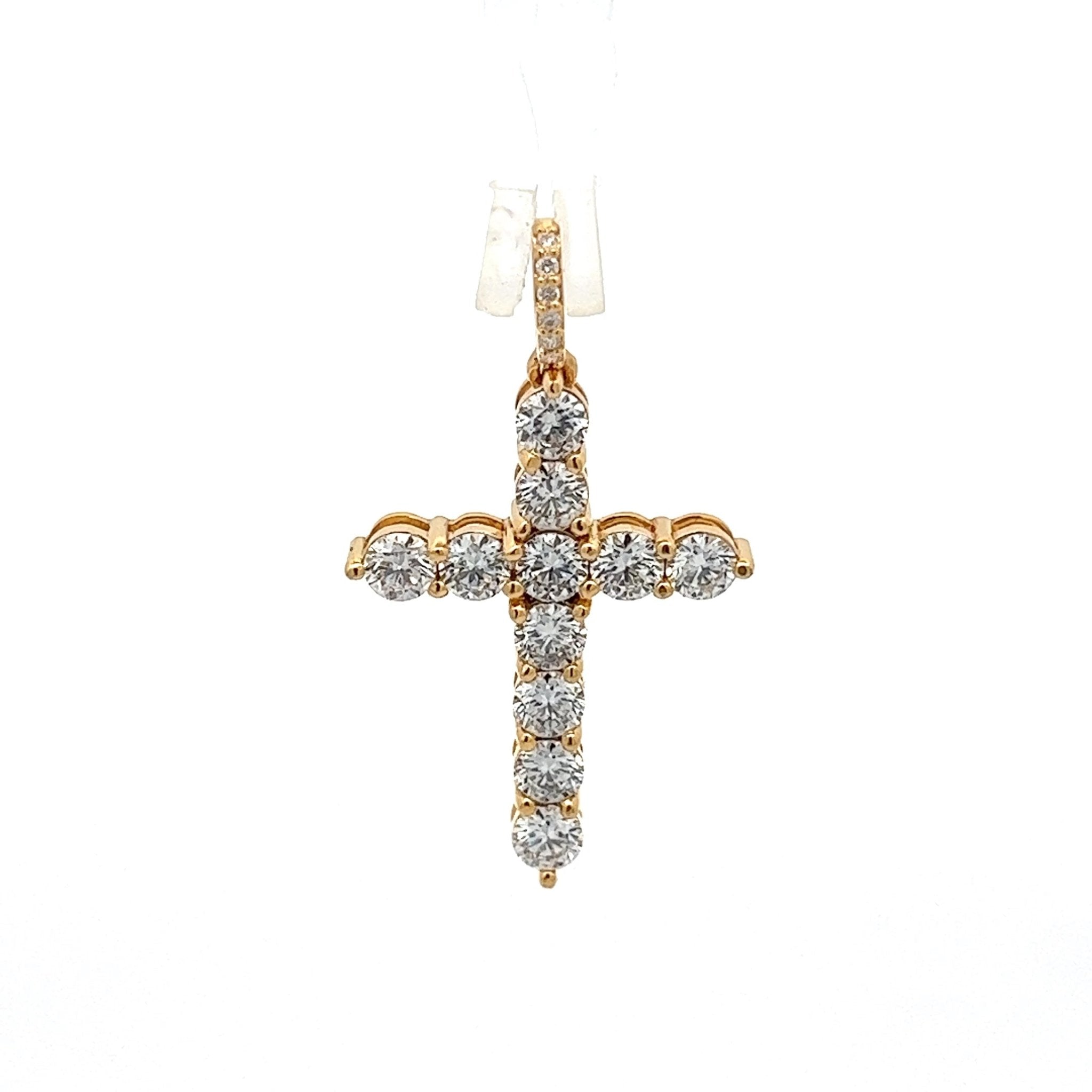 Diamantkreuz 18 kt (750 Gold) 2.36 ct - Juwelier BenjaminDiamantkreuz 18 kt (750 Gold) 2.36 ct