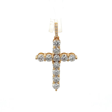 Diamantkreuz 18 kt (750 Gold) 2.36 ct - Juwelier BenjaminDiamantkreuz 18 kt (750 Gold) 2.36 ct