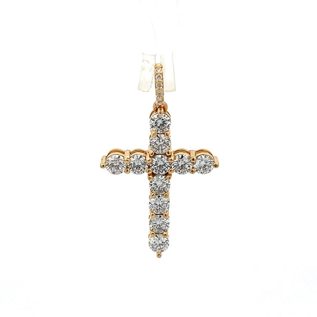 Diamantkreuz 18 kt (750 Gold) 2.36 ct - Juwelier BenjaminDiamantkreuz 18 kt (750 Gold) 2.36 ct