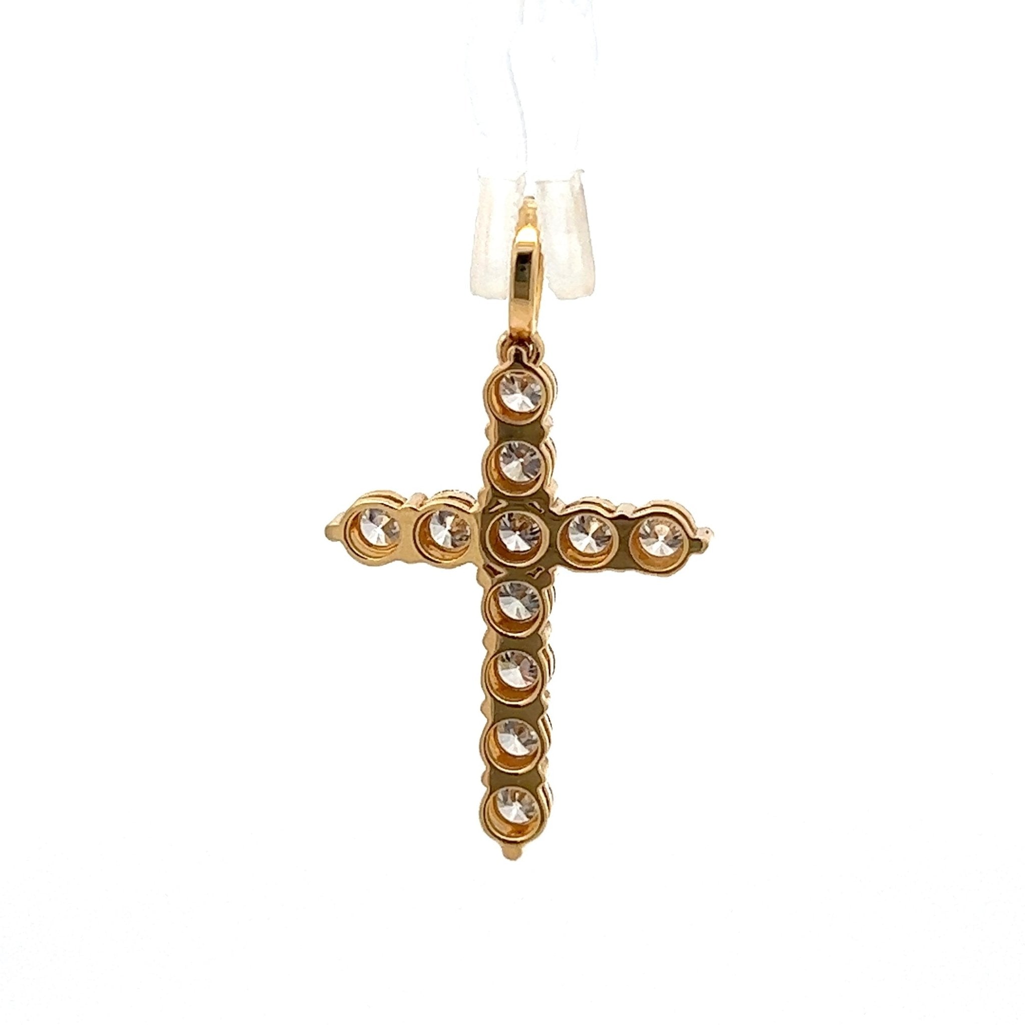 Diamantkreuz 18 kt (750 Gold) 2.36 ct - Juwelier BenjaminDiamantkreuz 18 kt (750 Gold) 2.36 ct