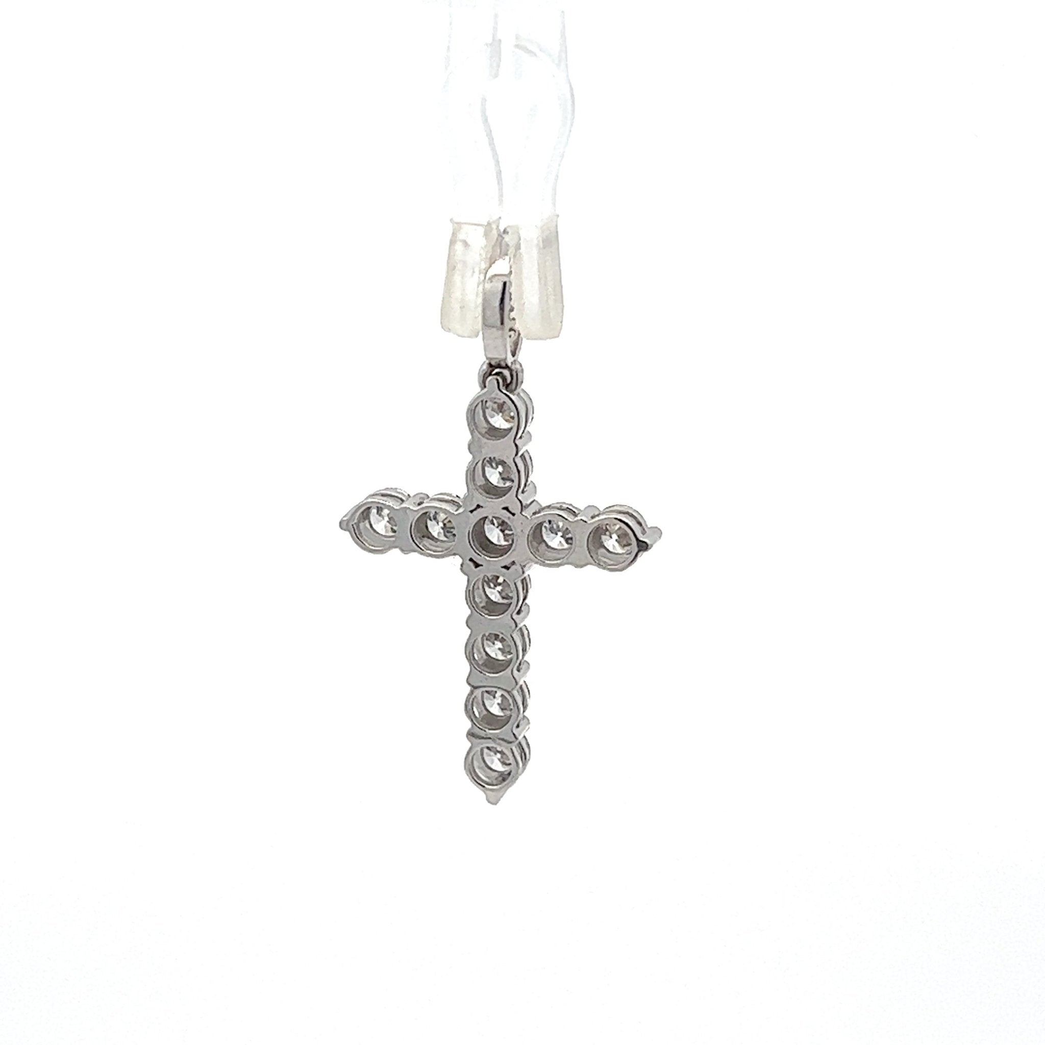 Diamantkreuz 18kt (750 Gold) 1.59 ct - Juwelier BenjaminDiamantkreuz 18kt (750 Gold) 1.59 ct
