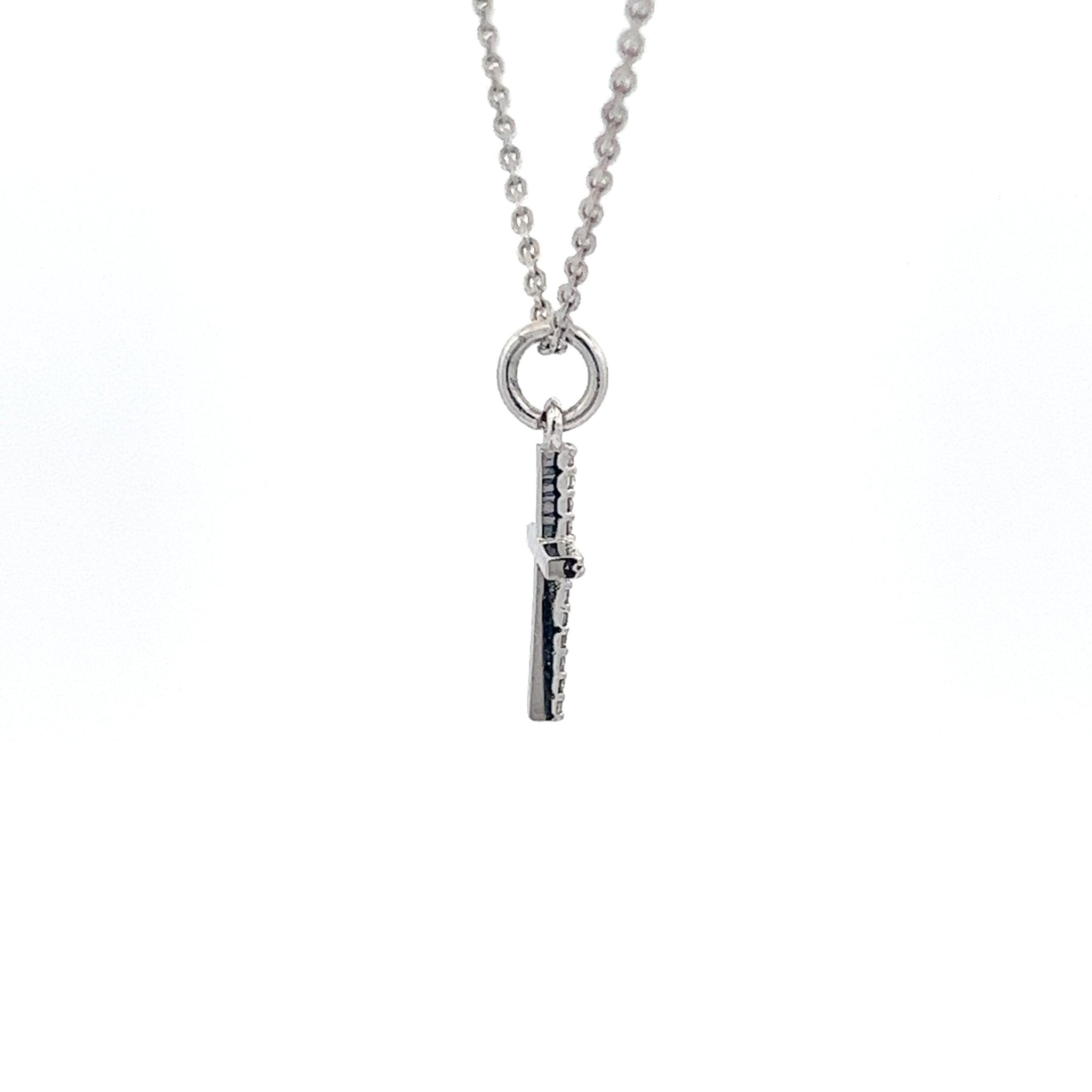 Diamantkreuz mit Ankerkette 14 kt Gold (585 Gold) 0.11 ct - Juwelier BenjaminDiamantkreuz mit Ankerkette 14 kt Gold (585 Gold) 0.11 ct