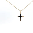 Diamantkreuz mit Ankerkette 14 kt Gold (585 Gold) 0.11 ct - Juwelier BenjaminDiamantkreuz mit Ankerkette 14 kt Gold (585 Gold) 0.11 ct
