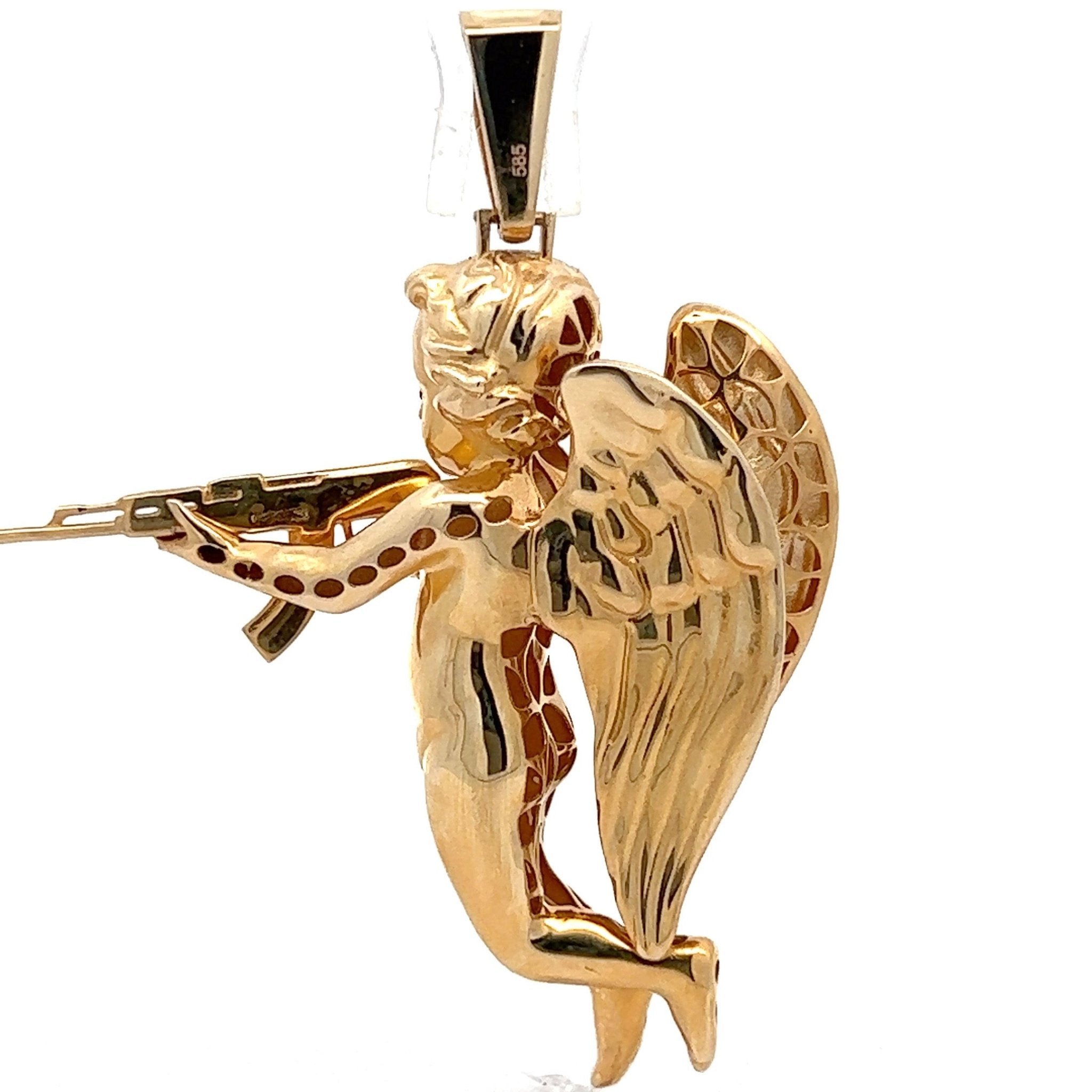 kette mit engel anhänger gold