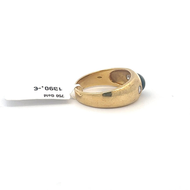 Herren Diamant / Saphir-Ring 18 kt (750 Gold) 0.25 ct - Juwelier BenjaminHerren Diamant / Saphir-Ring 18 kt (750 Gold) 0.25 ct