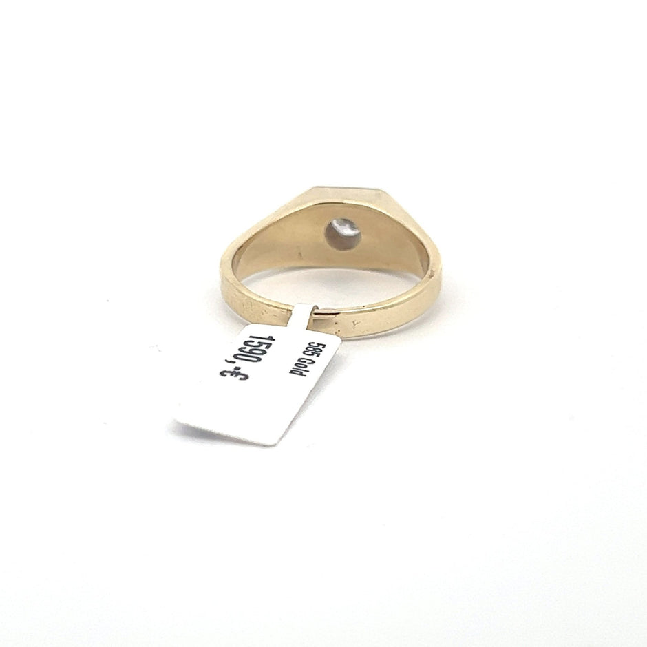 Herren Diamantring 14 kt (585 Gold) 0.35 ct - Juwelier BenjaminHerren Diamantring 14 kt (585 Gold) 0.35 ct