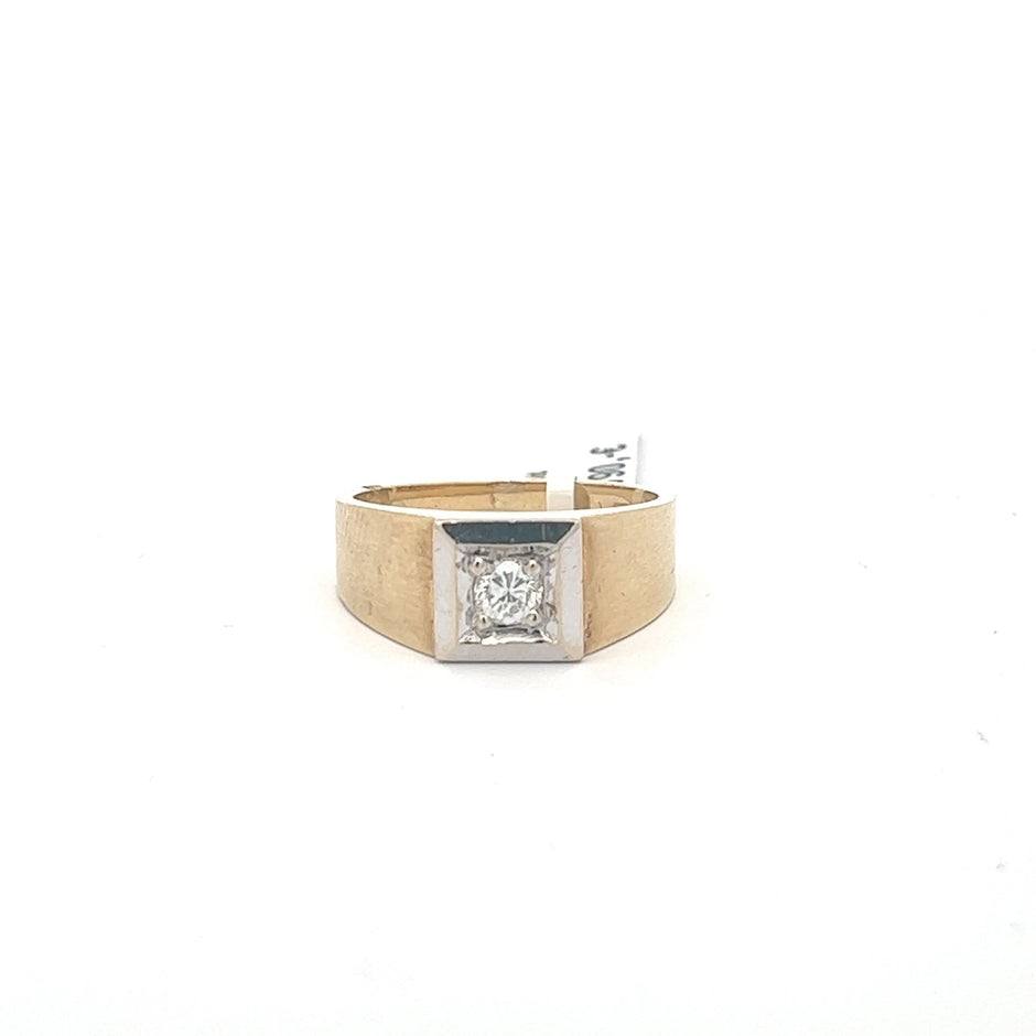 Herren Diamantring 14 kt (585 Gold) 0.35 ct - Juwelier BenjaminHerren Diamantring 14 kt (585 Gold) 0.35 ct