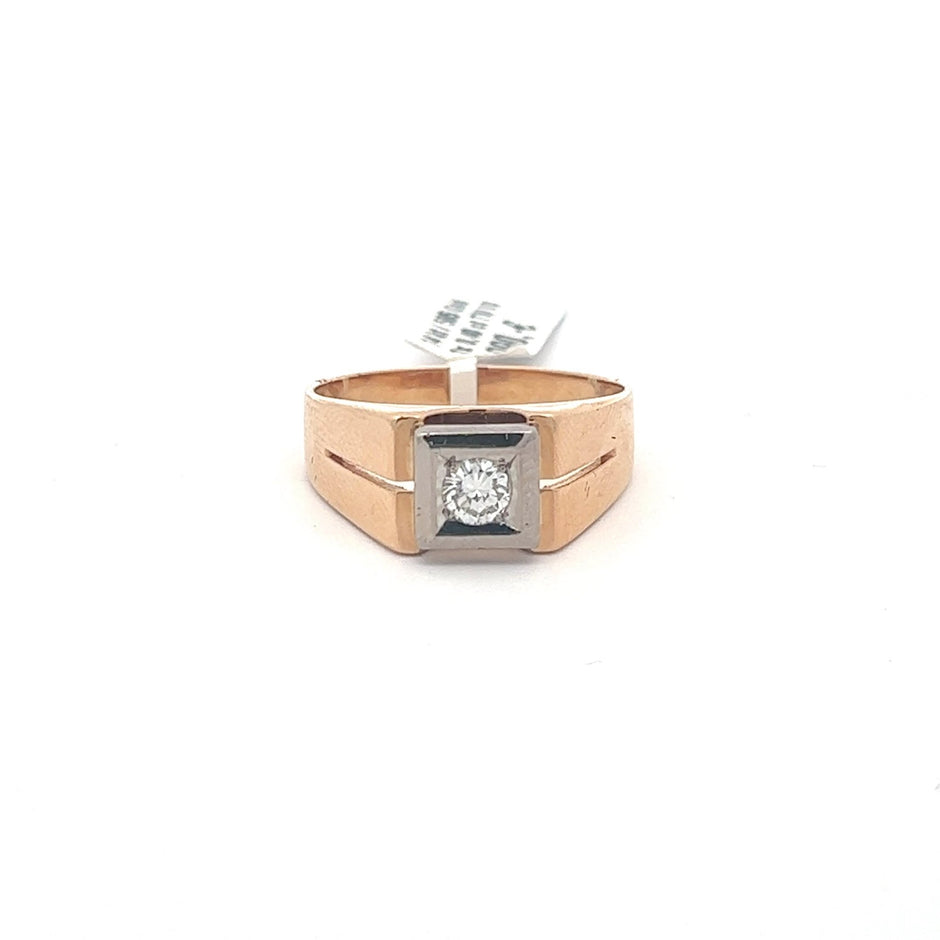 Herren Diamantring 14 kt (585 Gold) 0.4 ct - Juwelier BenjaminHerren Diamantring 14 kt (585 Gold) 0.4 ct