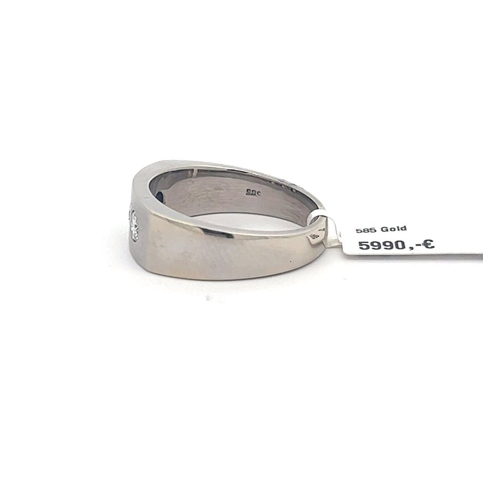 Herren Diamantring 14 kt (585 Gold) 1.5 ct - Juwelier BenjaminHerren Diamantring 14 kt (585 Gold) 1.5 ct