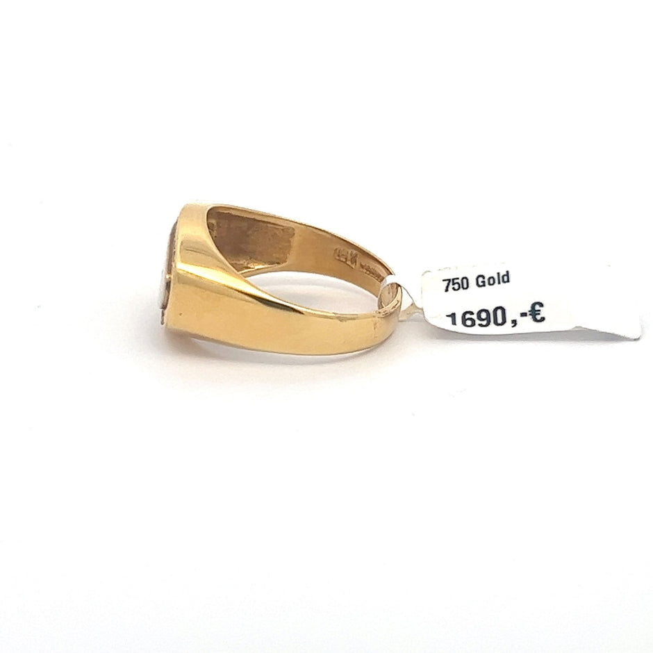 Herren Diamantring 18 kt (750 Gold) 0.2 ct - Juwelier BenjaminHerren Diamantring 18 kt (750 Gold) 0.2 ct