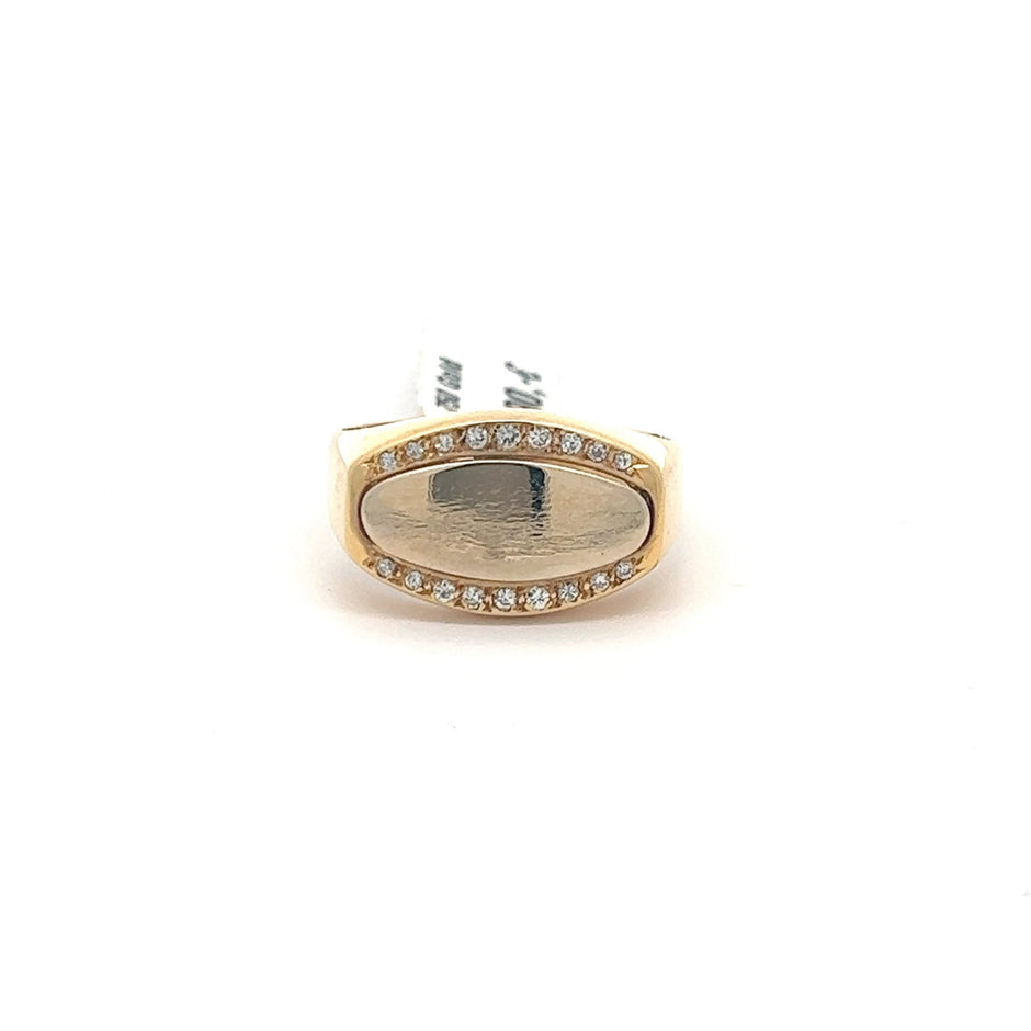 Herren Diamantring 18 kt (750 Gold) 0.2 ct - Juwelier BenjaminHerren Diamantring 18 kt (750 Gold) 0.2 ct