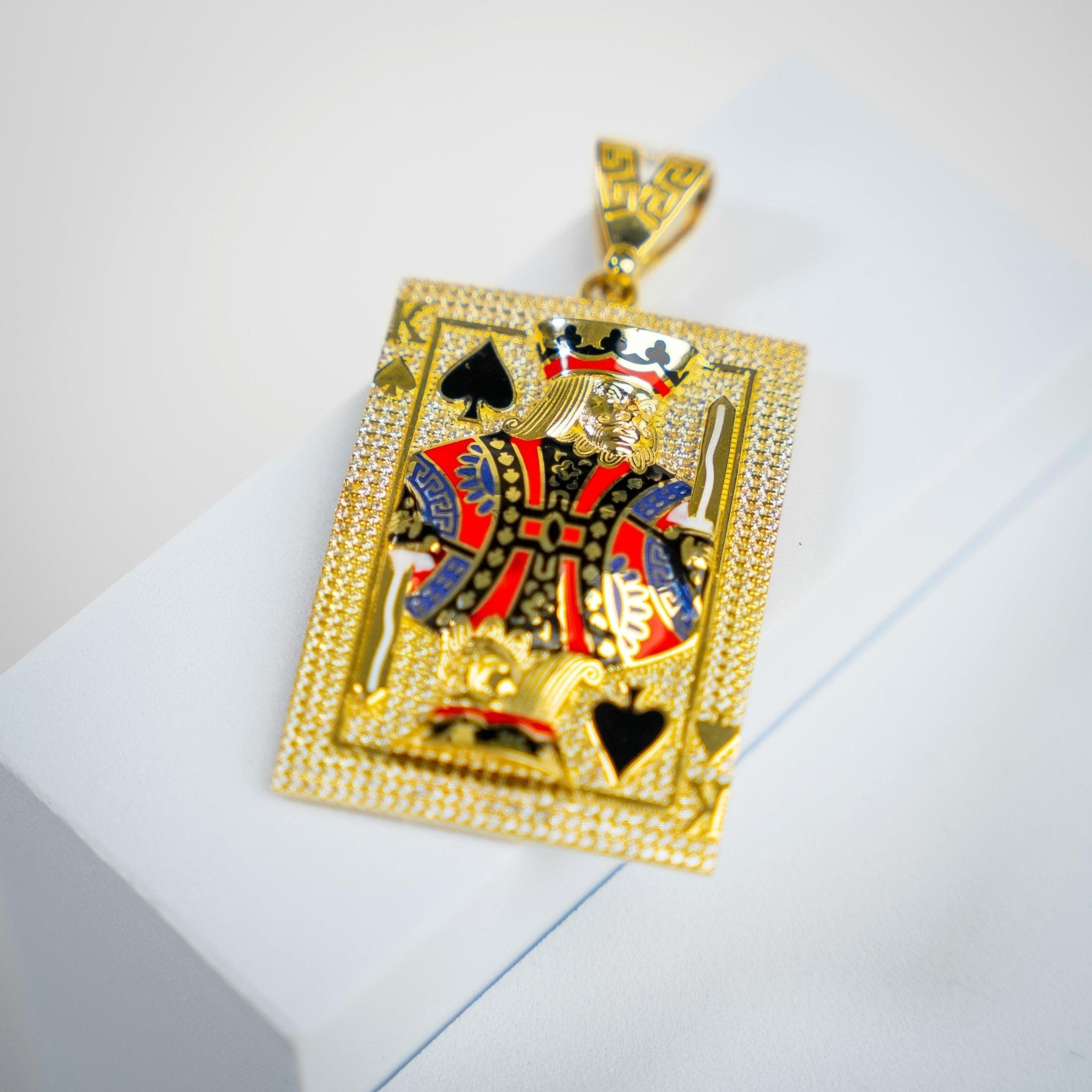 Kartenanhänger Gold - Juwelier Benjamin