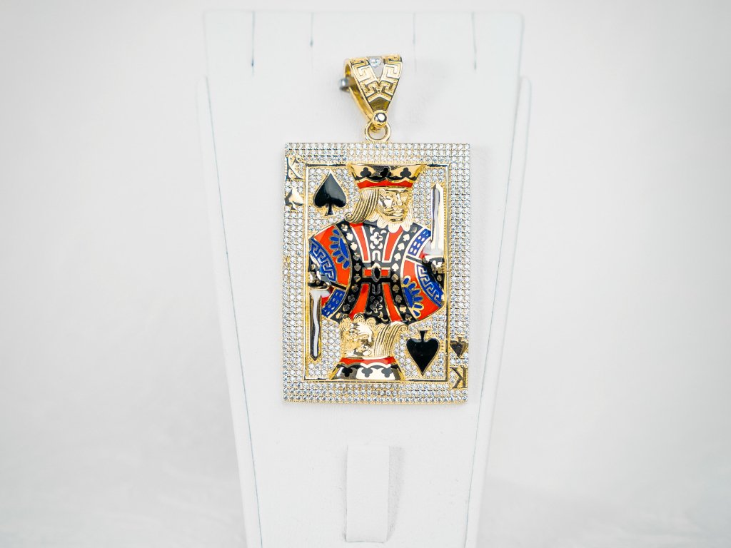 Kartenanhänger Gold - Juwelier Benjamin