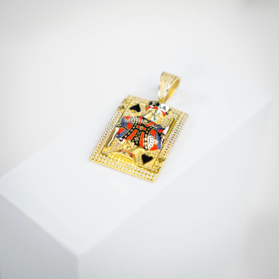 Kartenanhänger Gold - Juwelier Benjamin