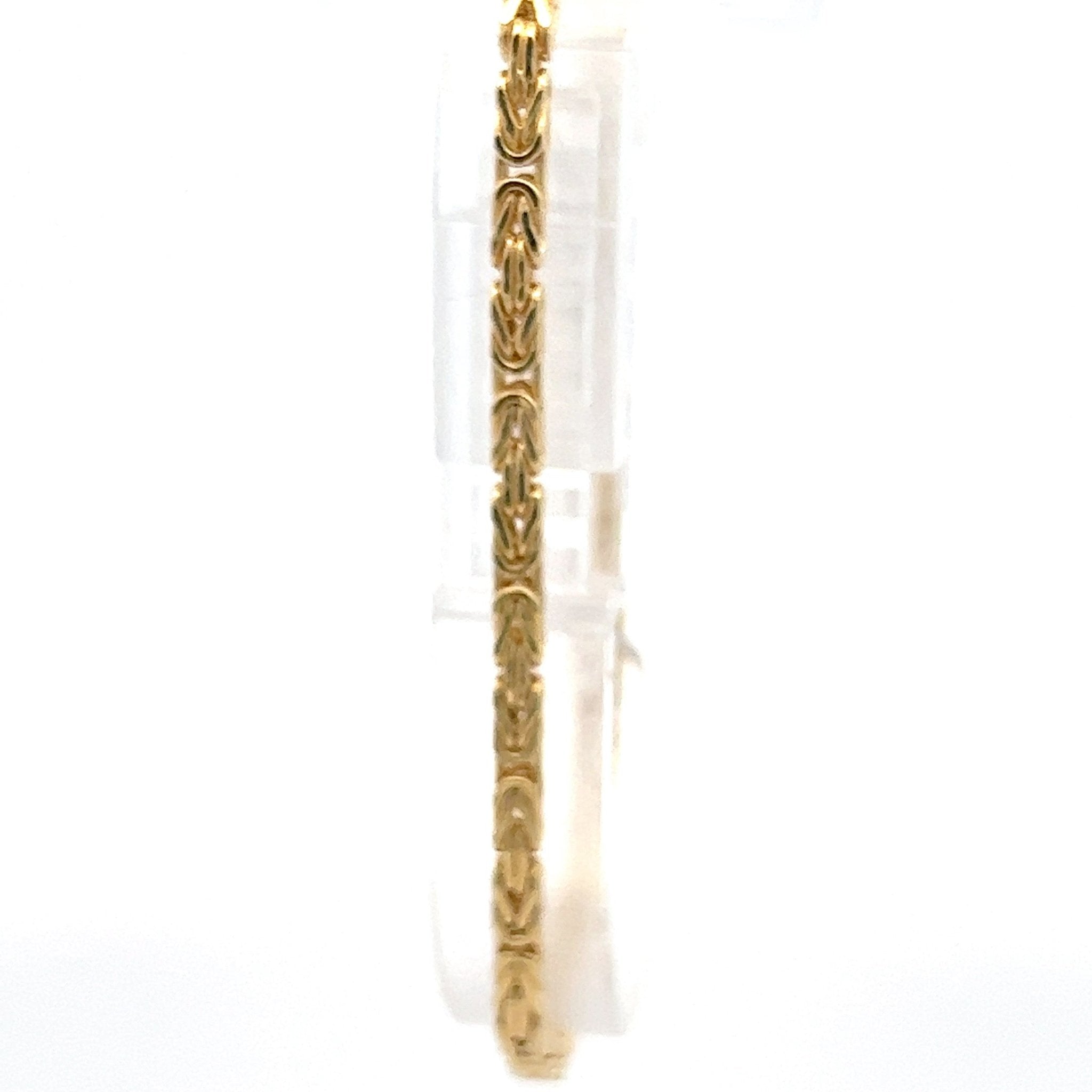 Königsarmband 3 mm – 14 kt Gold, 22 cm