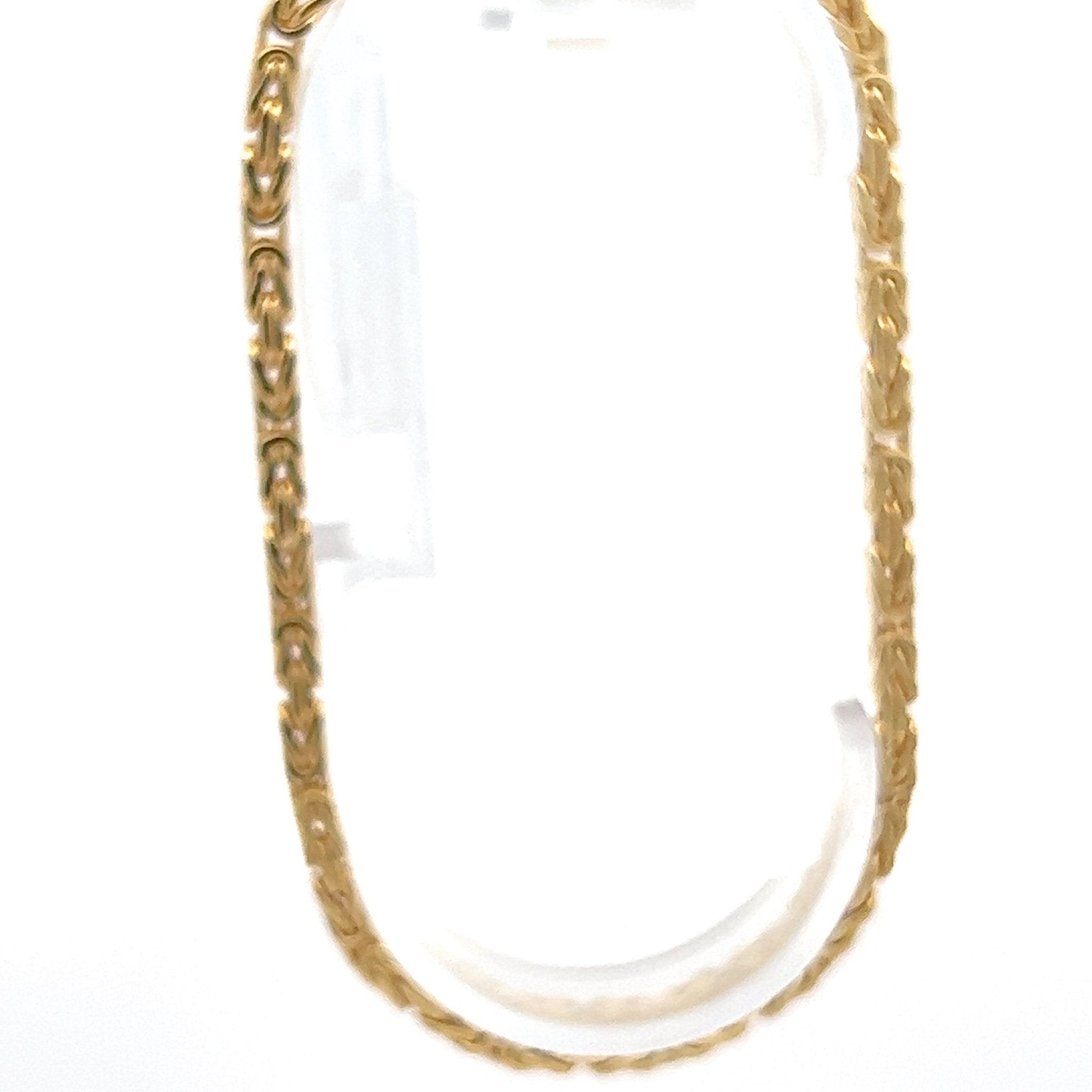 Königsarmband 3 mm – 14 kt Gold, 22 cm