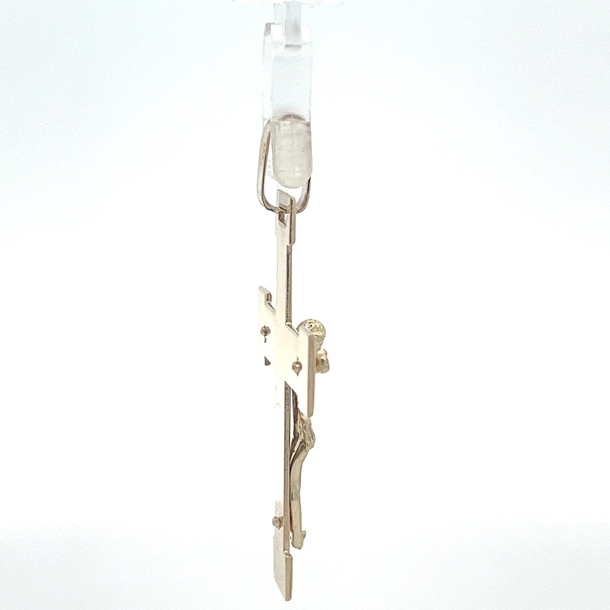 Kreuz-Anhänger aus 585 Gold, 5,1 × 3,1 cm