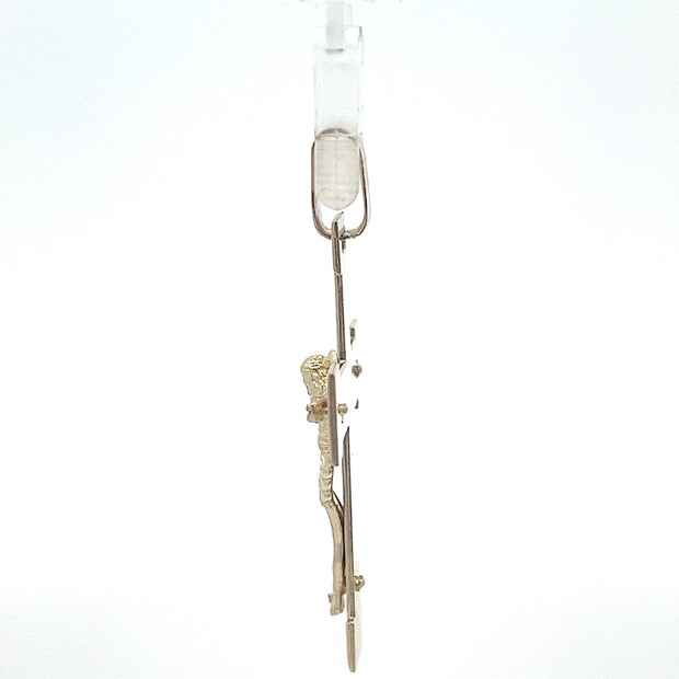 Kreuz-Anhänger aus 585 Gold, 5,1 × 3,1 cm