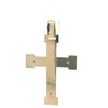 Kreuz-Anhänger aus 585 Gold, 5,1 × 3,1 cm