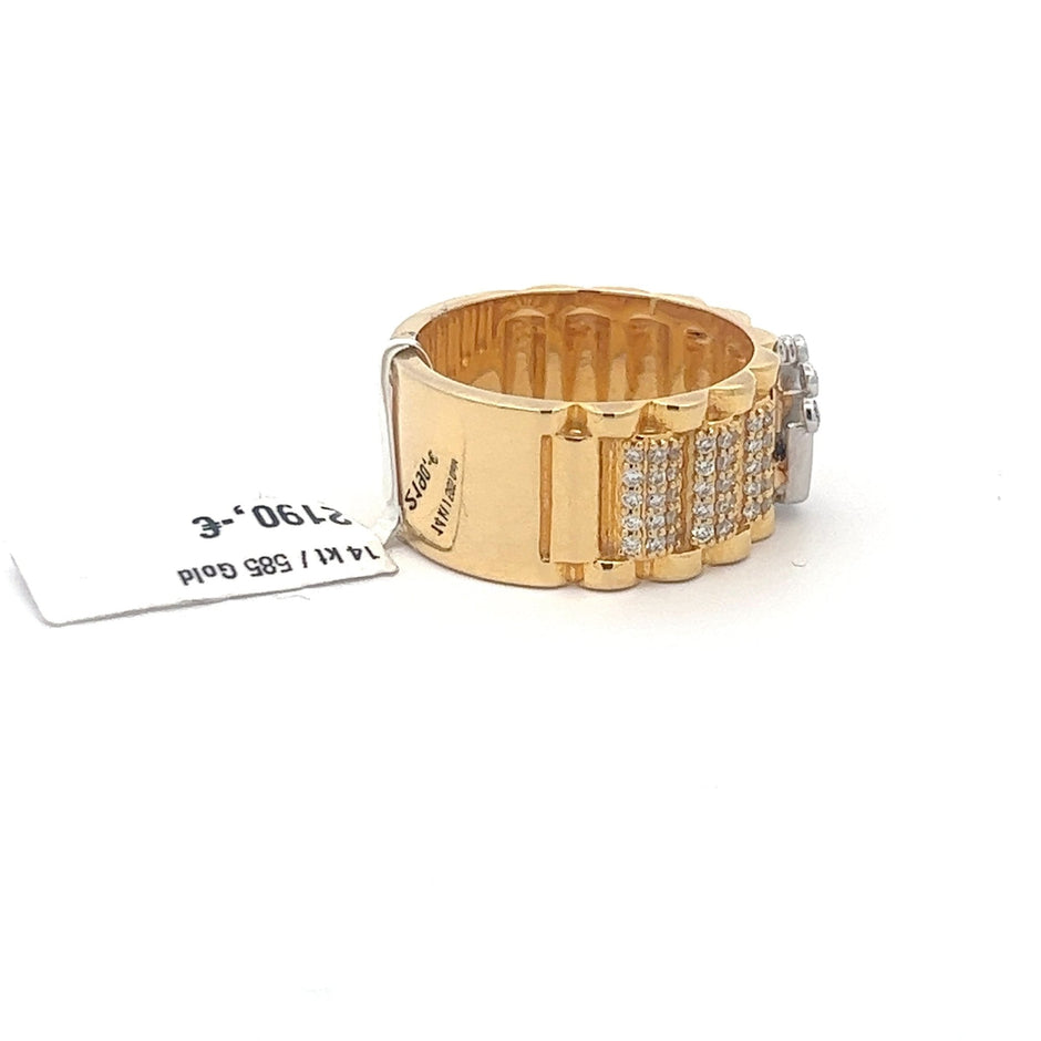 Kronen Diamantring 14 kt (585 Gold) 0.925 ct - Juwelier BenjaminKronen Diamantring 14 kt (585 Gold) 0.925 ct