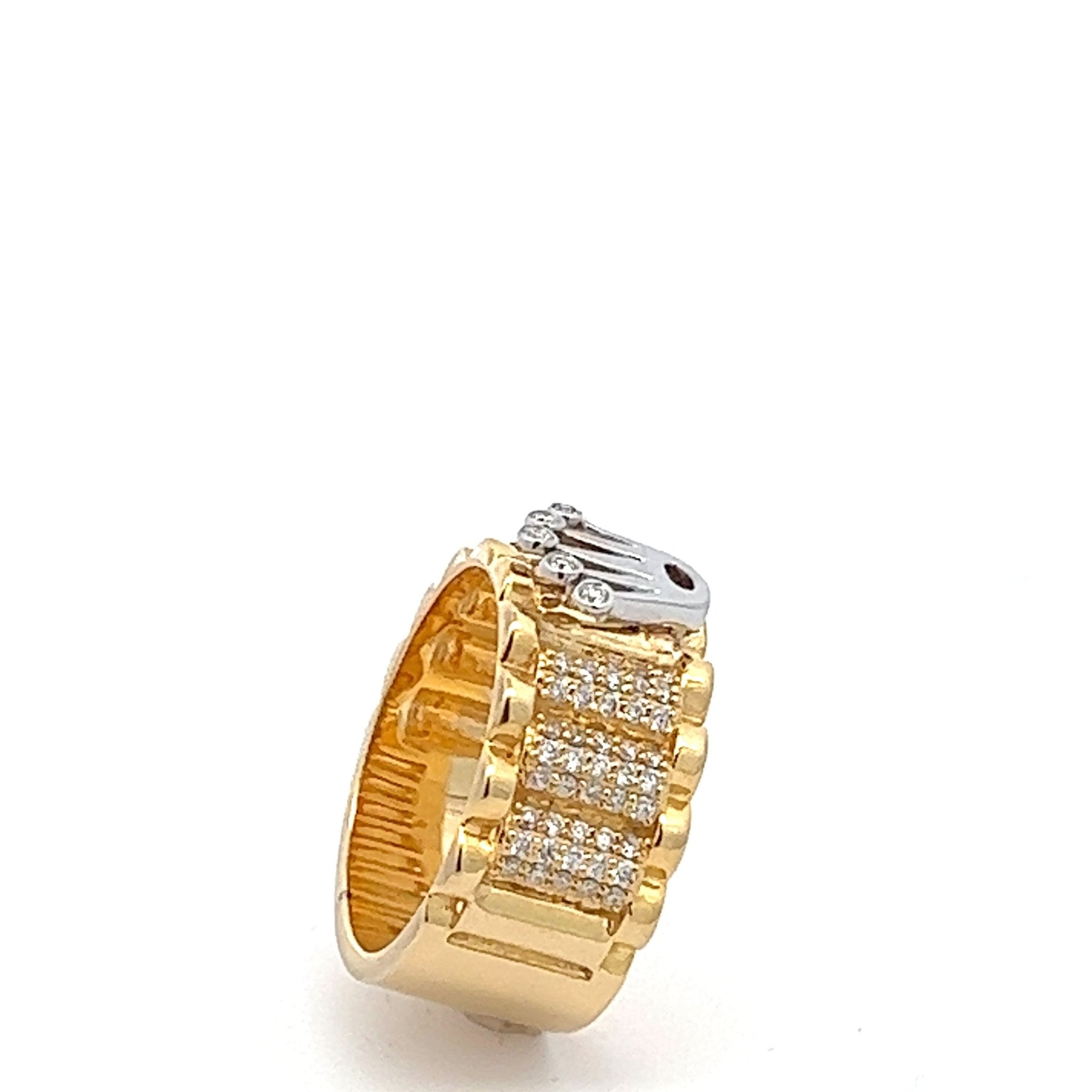 Kronenring mit Brillanten 14 kt (0.925 ct Diamanten) - Juwelier BenjaminKronenring mit Brillanten 14 kt (0.925 ct Diamanten)