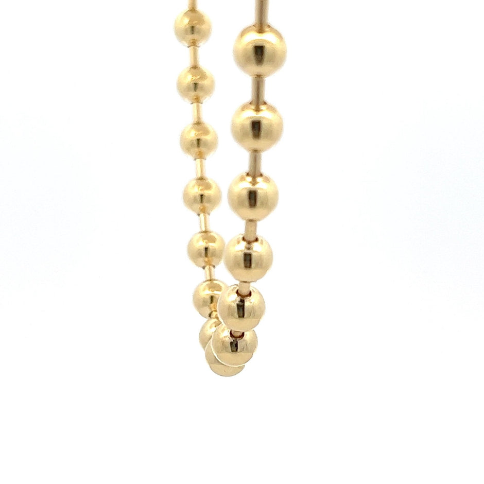 Kugelkette 14 kt (585 Gold) 6 mm - Juwelier BenjaminKugelkette 14 kt (585 Gold) 6 mm