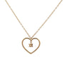 Lucky Heart Anhänger mit Ankerkette 14kt (585 Gold) 0.11 ct - Juwelier BenjaminLucky Heart Anhänger mit Ankerkette 14kt (585 Gold) 0.11 ct