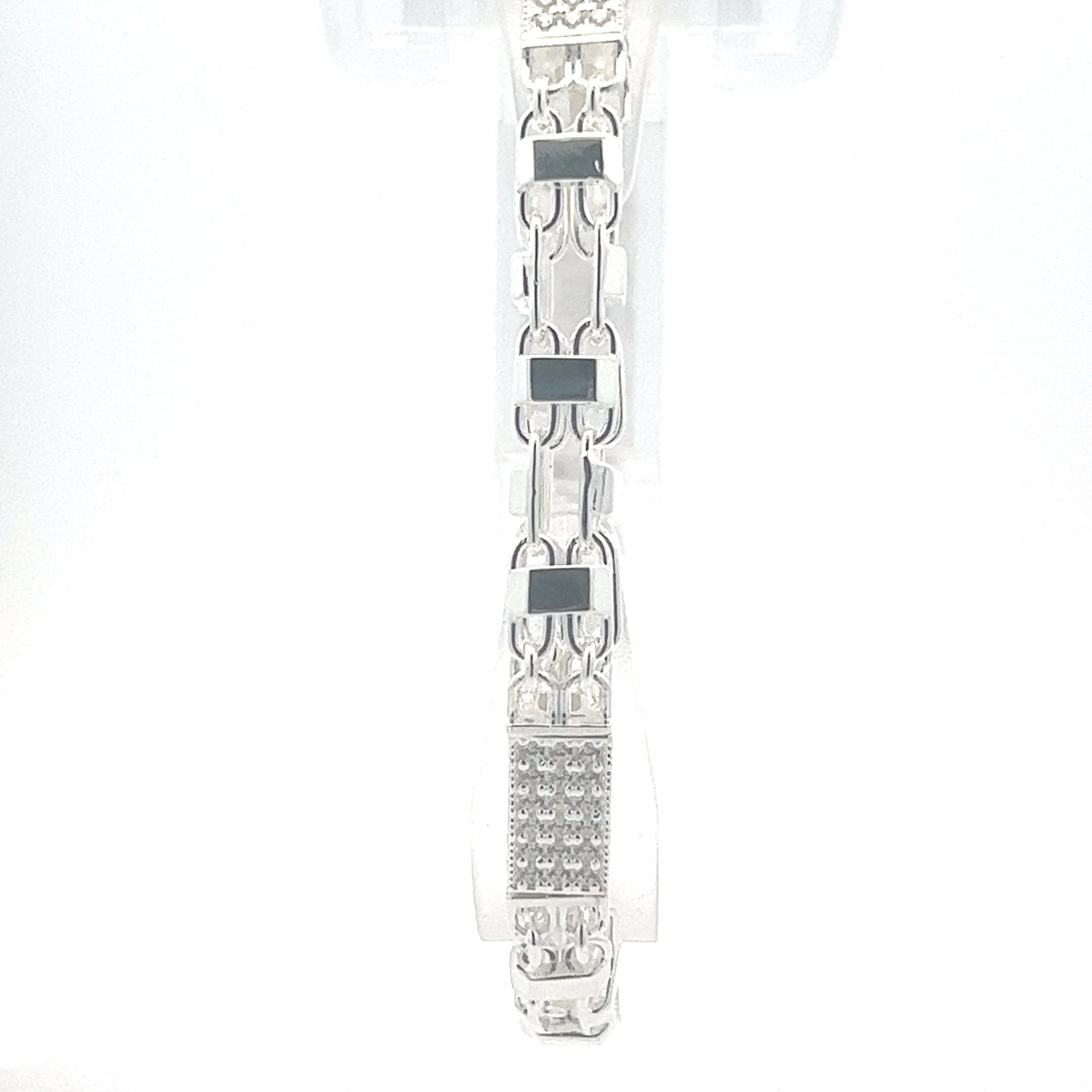 Magnumarmband x Steine Silber 6 mm - Juwelier BenjaminMagnumarmband x Steine Silber 6 mm