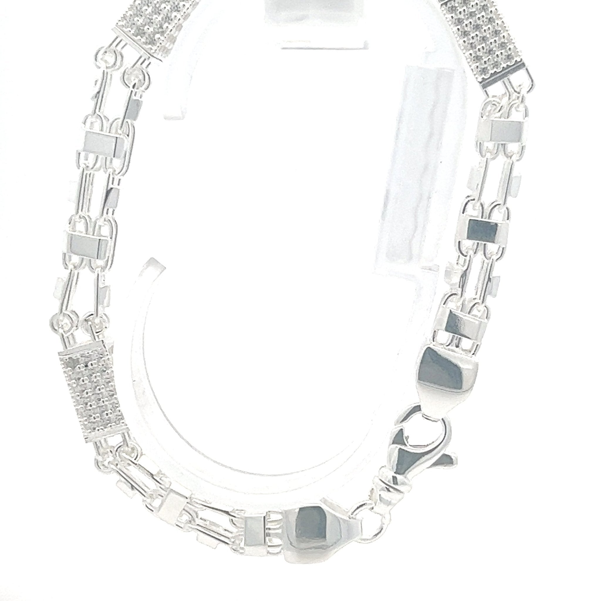 Magnumarmband x Steine Silber 6 mm - Juwelier BenjaminMagnumarmband x Steine Silber 6 mm